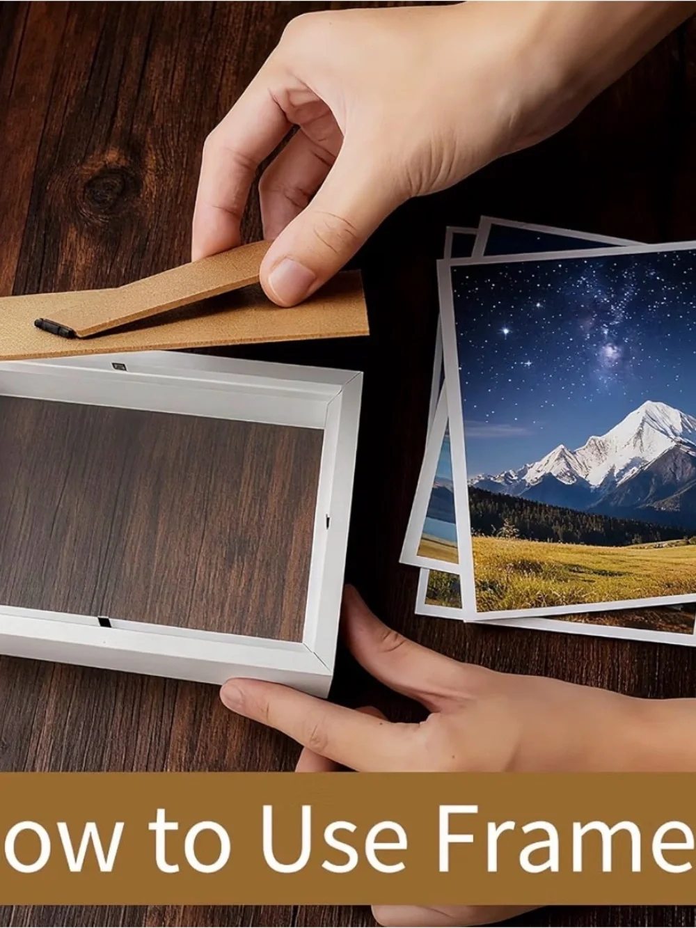 6 Pack 4 X 6 Inches Shadow Box Frame Small Wood Memory Display Cases